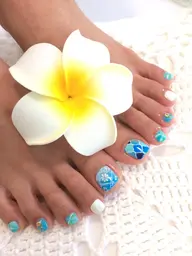 ✨フットジェルネイルつけ放題✨ご新規様オフ無料⭐️フットバス付