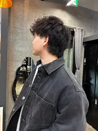 メンズカット＋デザインパーマ(波巻き、ツイスト、スパイラル等)¥10,000→9,000