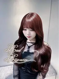 💖人気𝐍𝐨.𝟐┊︎暖色ワンカラー ＋Aujua2step＋超音波アイロン(カシス、ピンク)〖新宿🎀当日予約◎〗