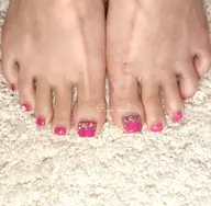 定額アート。フットワンカラー。ストーンデザイン