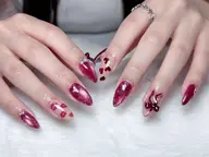 【持ち込みデザイン】シンプルコース✨パーツ2個付き✨初回ソフトジェルオフ込み✨フィルイン対応