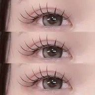 🍒minimo限定🍒フラットラッシュ120本|束感コーティング付き📿