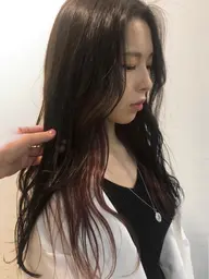 カット+インナーカラー(ブリーチ+ポイントカラー)🌙