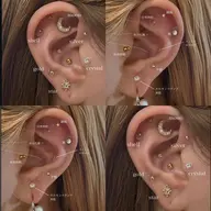 【耳ツボジュエリー💎】健康や美容を可愛くサポート!(6個以上つける)