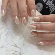 💎オーロラネイルorミラーネイル💎ドライケア付き〈オフあり◎＋¥1100〉