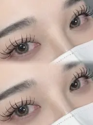 大人気パリエク👑　パリジェンヌ+Wフラットエクステ60束