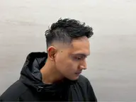 カット＋フェード＋シャンプー＋セット　眉剃り眉カット付き