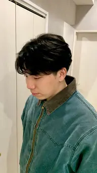 カット＋ニュアンスパーマ👔