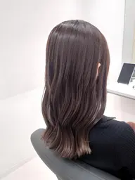 艶髪カラー+【栄養レベル☆☆☆】髪質強化TR付き