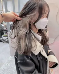 🎀インナーカラー限定クーポン🎀ブリーチで作る可愛いインナーカラー🫶💖ちらっと見えて映えます🍀🌈