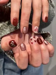 パラジェル使用︎︎✦.*【ワンカラー+アート🩵】