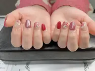 ハンドアート4本(ストーンorシール10点)オフ込み