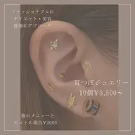 ミニモ限定価格‼️大流行中🌈耳つぼジュエリー👂💎