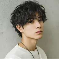 🌊《ラフ×清潔感》波巻きスパイラルパーマ＋カット