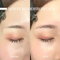 📍ハリウッドブロウリフト+(パーマ+眉ワックス)