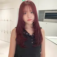 ブリーチなしWカラー+似合わせカット🐰ྀི