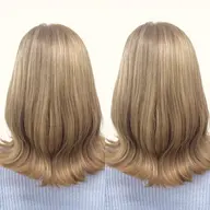 【🍒圧倒的透明感ダブルカラー🍒】ブリーチ➕カラー➕1stepトリートメント🧴‎◌𓈒𓐍