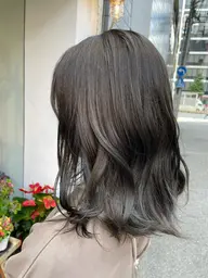 透明感カラー➕シャンプーブロー➕外部ケアトリートメント