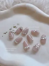 【ハンドジェル(オフ込)】シンプル上品アート2本¥6,000or4本¥6,400/他店様or長さだしオフ・アート別途料金