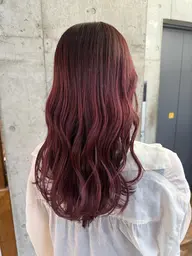 【美容学生限定‼️】透明感カラー＋前髪カット＋トリートメント《ミニモ学割》