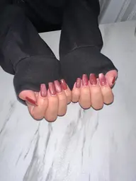 10本チップ長さだしワンカラー🩵(オフ無)