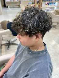 【バチイケ😎✨】メンズ カット＋パーマ＋ハイライト＋トリートメント