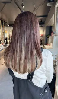 「ブリーチあり」インナーカラー&全体カラー