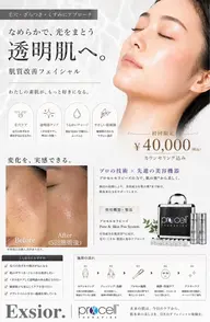 【フェイシャル】プロセルセラピーズ🌿毛穴・たるみ・シワ