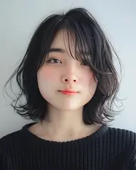 大人女性に向けた似合わせカット🙆‍♂️くびれのあるレイヤースタイル、艶感ある質感、前髪の似合わせもお任せ下さい☺️