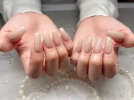 《人気コース》長さだし10本+ワンカラー（ラメグラ）