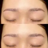 【女性専用】アイブロウパーマ🫶🏽 (間引き,メイク,お仕上げ付き◎)