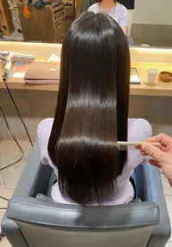 縮毛矯正+シルクトリートメント