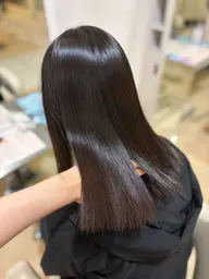 【✨️うねり解消して圧倒的ツヤ髪へ✨️】髪質改善ストレート＋髪質改善カラー