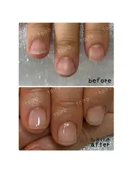 ネイル育成ケア　クリアジェル仕上げ💅