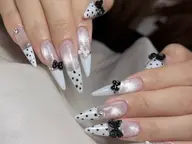 💖【チップ長さ出し10本】ワンホンネイル💅持ち込みデザインもOK7980