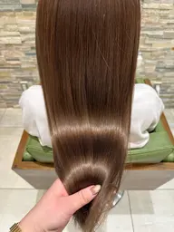 前髪カットサービス&艶感カラー&さらさらリンケージトリートメントホームケア付き