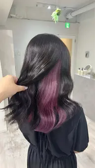 ブリーチ込みインナーカラー🍬