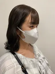 前髪カット➕透明感カラー➕トリートメント🩰🎞