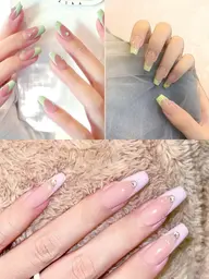 超🉐🔥👑カラーフレンチネイル¥5680ベースカラーあり、(ベースカラーマグネット変更可能)ソフトジェルオフ無料