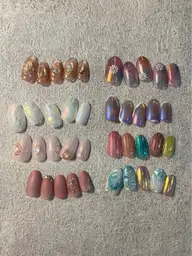 練習‼️オフありニュアンスネイル