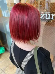 【透明感あふれる色に♪】カット+Azurカラー+アロマクリームスパorトリートメント