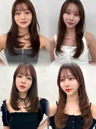 【ロング限定】カット➕カラー➕3stepトリートメント        🦋韓国風レイヤーカット得意です🦋
