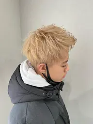 メンズダブルカラーカット コース