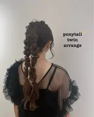 【土日祝もOK🫶】ヘアアレンジのメニューです。アップスタイルやハーフアップなど、何でもお任せください!💞
