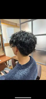メンズ限定✨カット波巻きパーマ✨