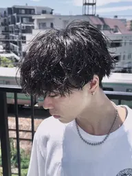 【新規限定】ツイストスパイラルパーマ➕眉毛カット✨ (町田美容室/メンズサロン/メンズカット/メンズパーマ)