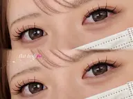 【オフなし限定✨】圧倒的長持ち🤍LEDマツエク/フラットラッシュ　120本まで ¥5000