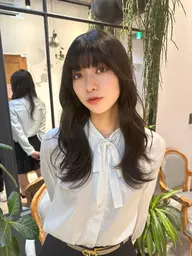 セミロング​〜​ロングの方限定！ハイレイヤーカットモデル