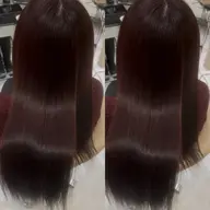 【✨💖肌映え抜群💖✨暖色系艶カラー🌸】ダメージレスケアカラー🎨＋キューティクル補修2stepトリートメント🫧