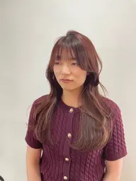 【ふんわり色づく髪】カット＋ブリーチなしWカラー✨最安価格✨通常料金より30%off